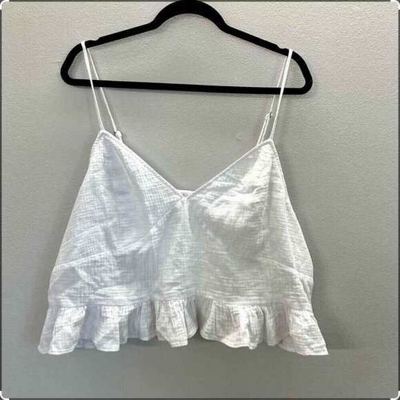 BP Peplum Camisole Spaghetti Strap Top Size 4X - Picture 1 of 6